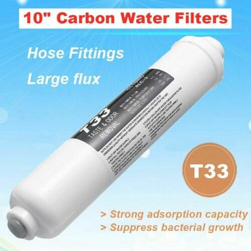 10inch 1/4inch Post Coconut Activate Carbon Water Filter Purifier Smell Remover It absorbs the different colors and odors