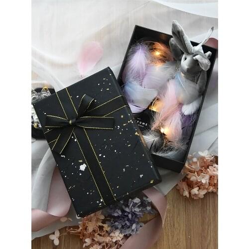 Gift box birthday creativity extra large ins style male lipstick gift box net red large gift wrapping empty box