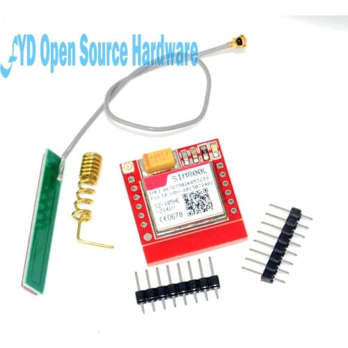 SIM800L GPRS GSM Module Micro SIM Card Core Quad-band TTL Serial Port Antenna PCB Wireless WIFI Board for Arduino Smart Phone