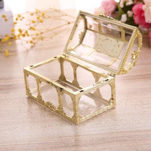 Wedding Jewelry Box Sweet Ring Earrings Necklace Case Gift Birthday Party Decoration Jewellery Bead Storage Container C1FE