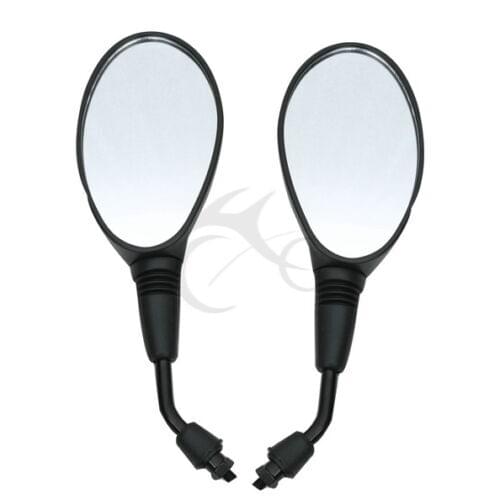 Motorcycle 10mm Rear View Mirrors For GY6 Moped ATV 8 Vespa Scooter Universal