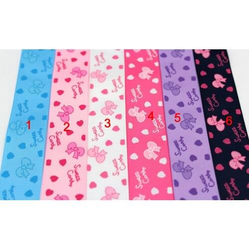 1" 25MM Bowknot Grosgrain Ribbon For DIY Hairbow Crafts Christmas Decoration 100yds/roll Free shipping