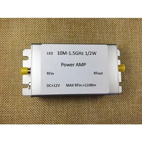 10M-1.5GHz RF Wideband Power Amplifier 32dB Gain Shielded Output