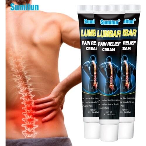 3Pcs Sumifun Lumbar Analgesic Ointment Herbal Balm Rheumatoid Arthritis Pain Relief Cream Joint Muscle Massage Body Care Plaster