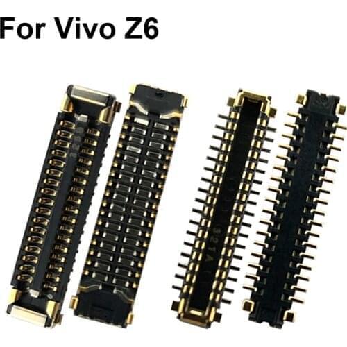 5pcs For Vivo Z6 LCD display screen FPC connector For Vivo Z 6 logic on motherboard mainboard VivoZ6