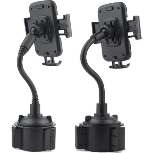 360 Degree Car Mobile Phone Holder Mount Adjustable Angle Height Stand Car Water Cup Holder Mobile Phone Holder Universal Bracke