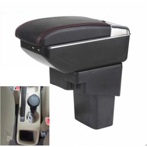 Car Armrest Central Storage Box with USB For hyundai solaris Accent i25 Blue Accent WIT Fluidic Verna Grand Avega dodgo attitude