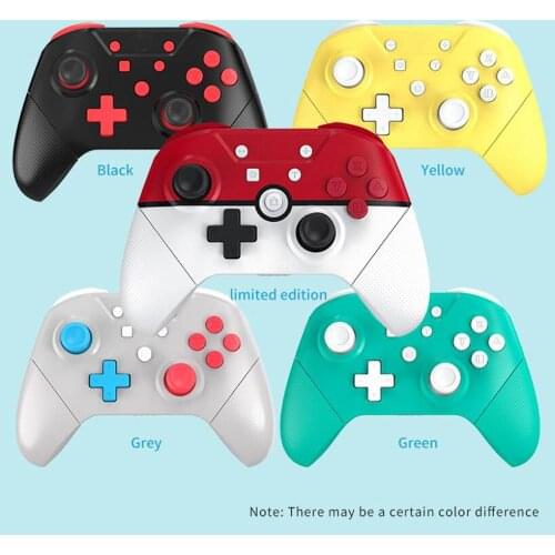 Wireless Gamepad For Nintend Switch Professional Gaming Controller with NFC Turbo 6-Axis Doublemotor 3D Game Joysticks for Game
