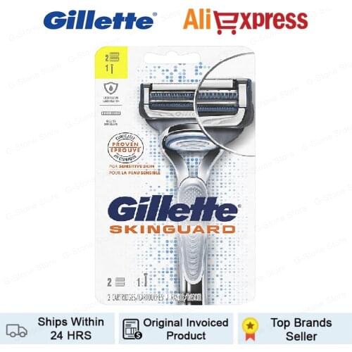 Gillette SkinGuard Sensitive Razor Blades, For Men
