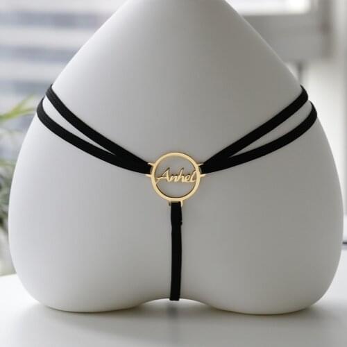 Stainless Steel Custom Name Heart Butterfly Pendant Waist Chain For Women Boho Beach Personalized Sexy Body Chain Jewelry