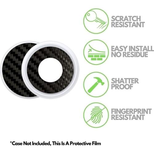 B2EF Case for A-pple Airtags Protective Cover for A-pple Locator Tracker Anti-lost Device Keychain Protect Sticker