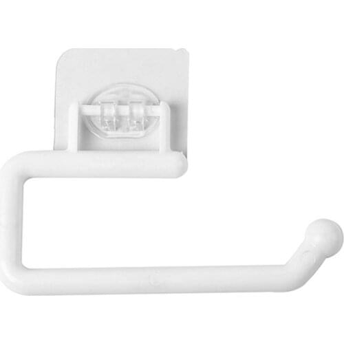 Kitchen Paper Roll Holder Adjustable Toilet Paper Holder Bar Cabinet Rag Hanging Holder Bathroom Tissue Storage