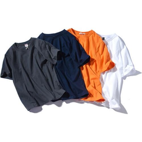 100% cotton short sleeve cool men t shirt casual summer loose men tshirt male t-shirt tops couples tee shrits women LYG999