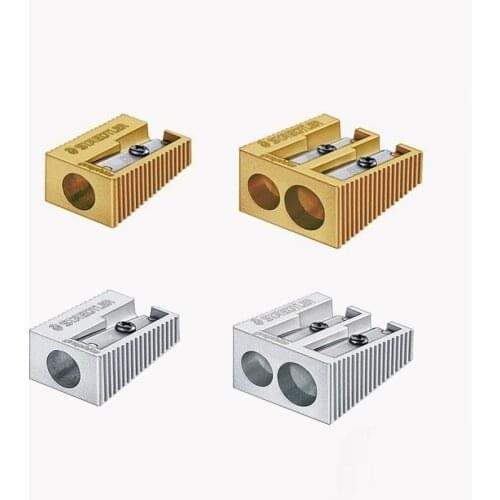 Metal sharpener No.510 10;Metal double-hole sharpener No.510 20; Silver Golden