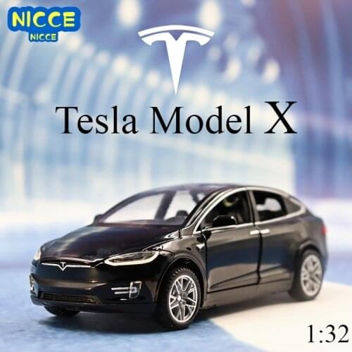 Nicce New 1:32 Tesla MODEL X Alloy Car Model Diecasts & Toy Vehicles Toy Cars Free Shipping Kid Toys For Children Gifts Boy Toy
