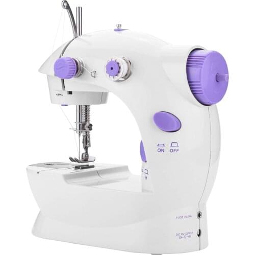 Portable Mini Sewing Machine Crafting Mending Machine with Light for Household H99F