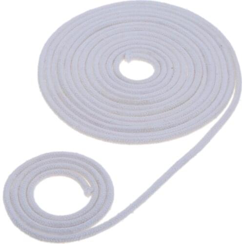 Durable 4m/6m Long Round Cotton Wick Kerosene Oil Lamp Burner Soft Cotton Oil Lamp Wick Core DIY Material Gifts Dia. 6mm