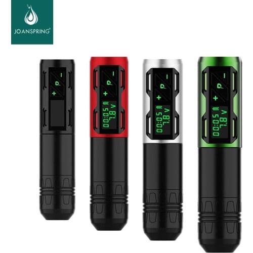 Professional Tattoo pen Fast Charging 1800mAh Wireless Battery Pen Adjusting Voltage Rotary Tattoo Machine Digital LED Supply