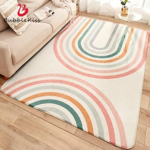 Bubble Kiss Cute Style Bedside Carpets Fluffy Water Absorption Living Room Area Rugs Large Size Home Decor Floor Anti Slip Mats