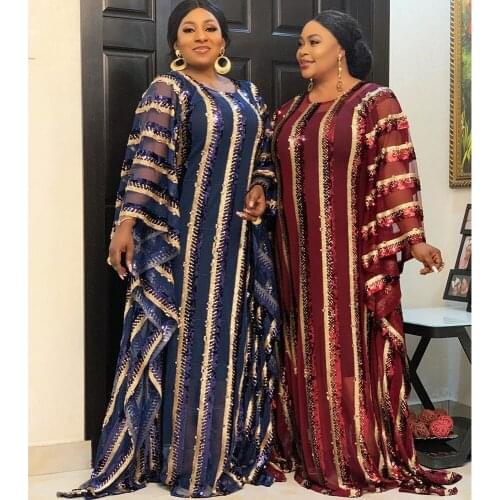 Christmas African Dresses For Women Plus Size Africa Clothing Evening Long Dress High Quality Fashion African Dress For Lady