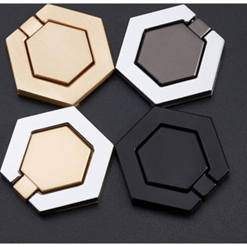 Modern simple rhombus Flat surface mounted drawer cabinet knob pull silver gold back Brass drop rings kitcthen cabinet handle