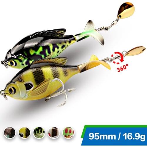 Vib Fishing Lure Wobbler Metal Jig 95mm 16.9g New Spoon Lure Leurre Perche Trout Area Spinnerbait Isca Artificial Fishing Tackle