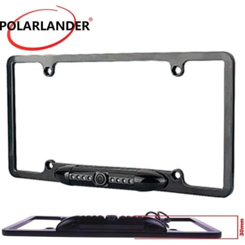 Eight LED Lights Car US Licence Plate Frame Camera Infrared Night Vision Camera Waterproof