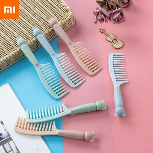 Xiaomi 1pc Cartoon Rabbit Massage Detangling Hair Brush Scalp Hair Comb Detangling Brush for Hair Brush Girl Child Random Color