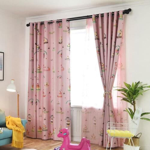 Rustic Window Curtains For living Room/Bedroom Blackout Curtains Window Treatment /drapes Home Decor Tulip/leaves/Floral Pattern