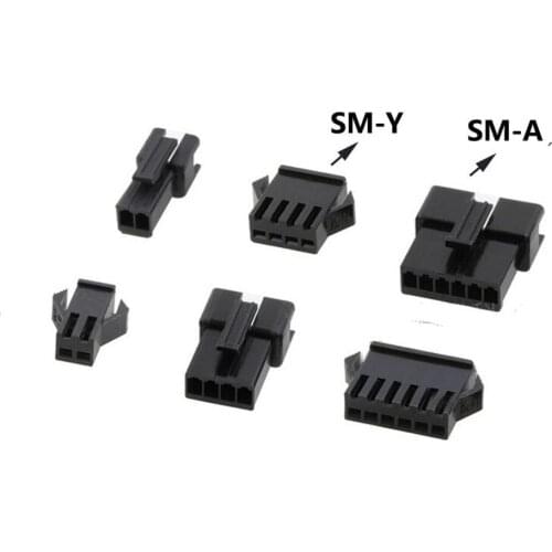 SM 2.54mm 2P 3P 4P 5P 6P 7P 8PIN connectors male plug plastic shell Housing 1000PCS/1LOT