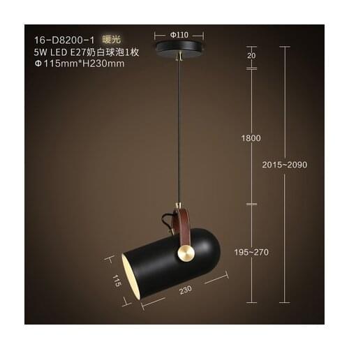 American Vintage Loft Pendant Light Iron Led Lamp E27 Spotlight Mercantile Lighting For Bar/cafe Ing luminaria