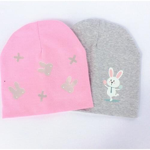 Brand Baby bunny Easter Egg rabbit Hat Knit Cotton Cartoon Print Cap For Boy Girls Autumn Winter Childrens Hats Child Beanie