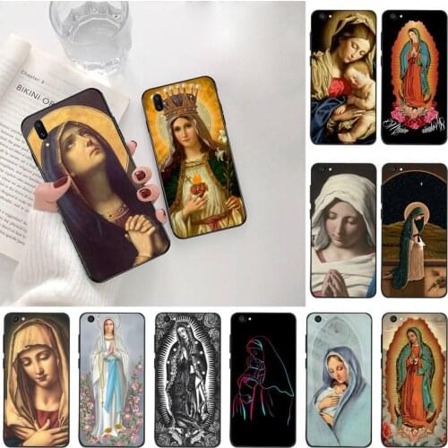 Virgin Mary Christian Christmas Custom Soft Phone Case For Vivo Y91c Y17 Y51 Y67 Y55 Y7s Y81S Y19 V17 vivos5