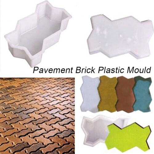 Paving Mould Garden Pavement Mold DIY Pavement Walkway Floor Maker Moulds Tool for Garden Decoration Cement Garden Supplies