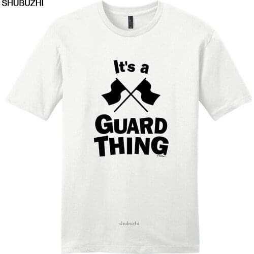 Shirt Sale Printing Machine O-Neck Short Sleeve Color Guard Flags Colorguard ItS A Guard Thing T Shirts For Men sbz8264