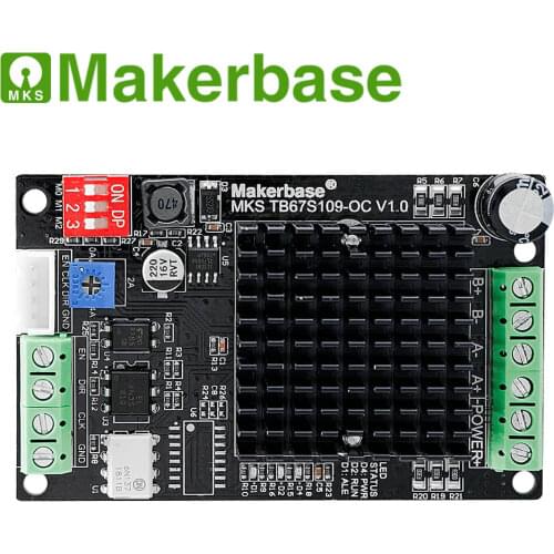 Makerbase MKS TB67S109_OC Motor Drive 3D Printer High Current, High Subdivision and Mute