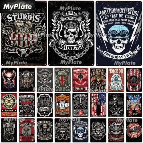Motorcycle Metal Sign Tin Sign Vintage Decor Room Decoration Metal Plaque Man Cave Bar Sign Poster Home Decor Drop Shipping