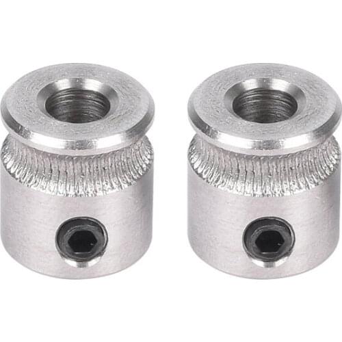 Mk7 extruder extrusion wheel stainless steel inner hole 5mm extrusion gear feeding wheel 3D printer accessories
