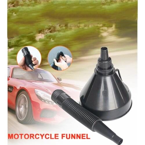 Multi-fFunctional Plastic Funnel Oil Funnel With Flexible Extension Nozzle For Cars And Motorcycles, Engine Oil, Liquid, Diesel