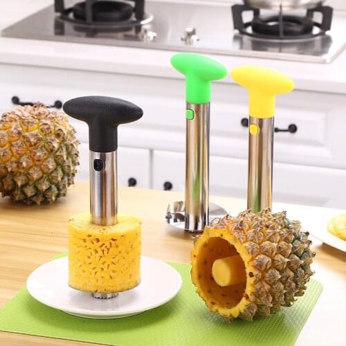Stainless Steel Pineapple Peeler Accessories Pineapple Slicers Fruit Knife Cutter Corer Slicer Kitchen Accessory Kitchen Tools
