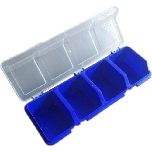 Plastic Tools Storage Box with Cover Parts Screw Toolbox Case Components Sorting Organizer Holder