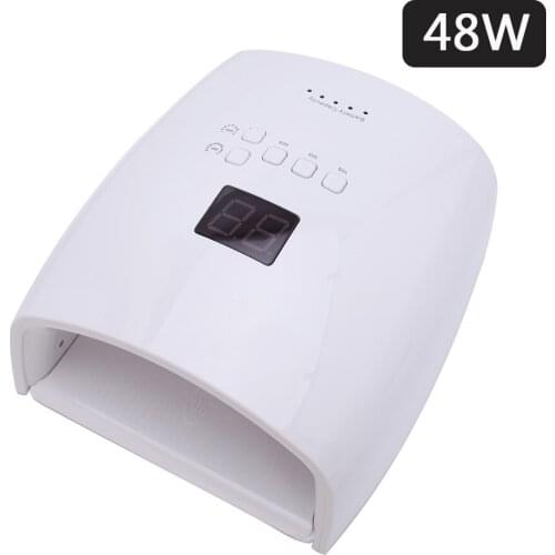 Professional Nail Lamp UV LED 48W Painless Glue Dryer For Curing All Gels Timer Smart Sensor Manicure Equipment Gel Art Varnish