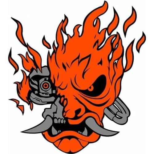 S50028# 13CM/15CM/17CM Personality PVC Decal For Samurai V4 Waterproof Car Sticker on Motorcycle Laptop Decorative Accessories