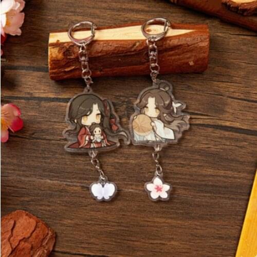 Tian Guan Ci Fu Hua Cheng Xie Lian Acrylic keychain keyring Strap pendant BL Novel strap collection hot thoughtful Xmas gift