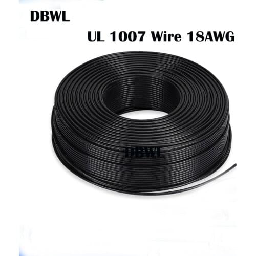 UL 1007 Wire 18AWG 2.1mm PVC Wire Electronic Cable UL Certification Insulated LED Cable For DIY Connect