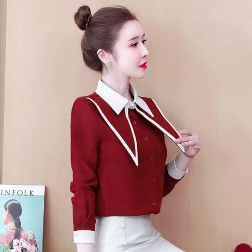 2021 spring and autumn light mature wind thick corduroy navy collar single-breasted age-reducing temperament shirt