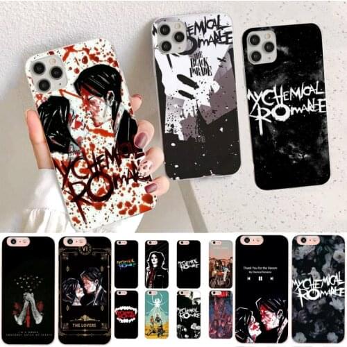 YNDFCNB My Chemical Romance Phone Case for iPhone 11 12 pro XS MAX 8 7 6 6S Plus X 5S SE 2020 XR case