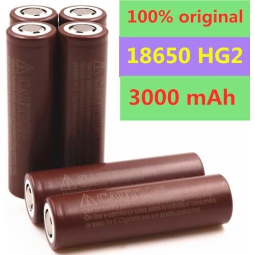 100% Original HG2 18650 3000mAh battery 18650 HG2 3.6V dedicated For hg2 Power Rechargeable battery for 18650 battery pack