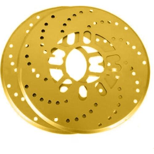 2pcs/set 26cm Wheel Disc Plate Brake Modification Auto Cover Sheet Car Rear Drum Aluminum Alloy