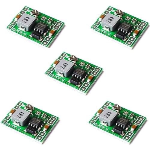 5pcs MP1584 EN DC-DC Step-Down Buck Power Supply Module 3A Adjustable Step Down DC DC Output Module 12V 9V 5V 3A LM2596 24V